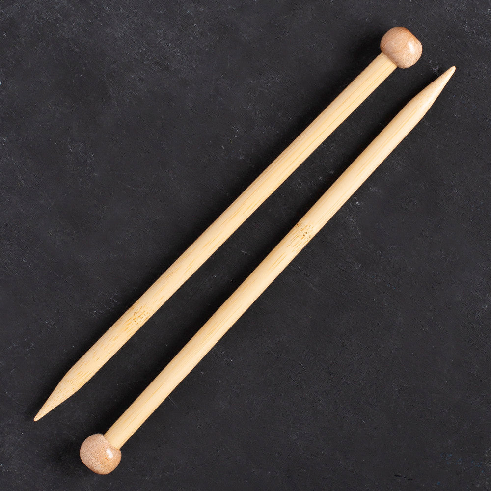 Addi 10mm 25cm Bamboo Jacket Knitting Needles - 500-7/25/10