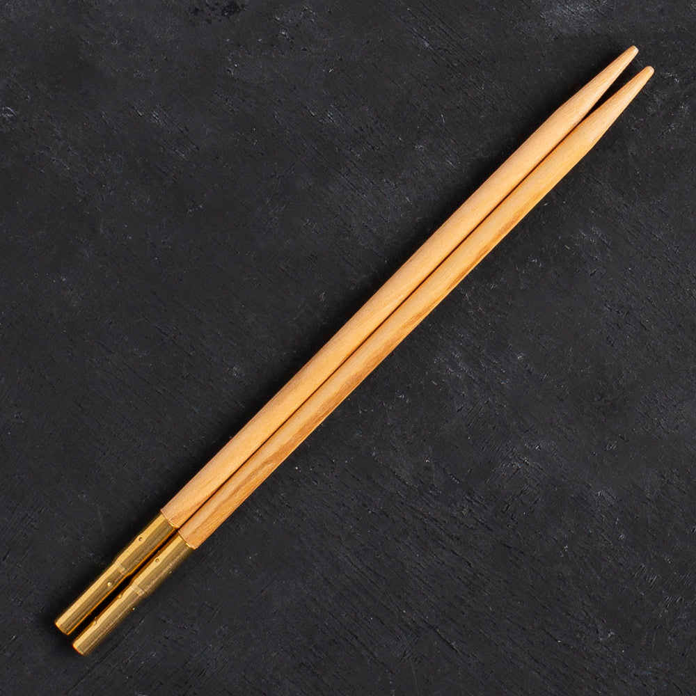 Addi Nature Olive Wood Click 4mm 13cm Needle Tips - 576-2