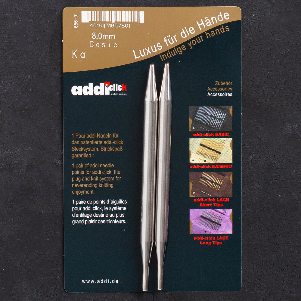 Addi Click 8mm Accessory Basic Tips - 656-7/8