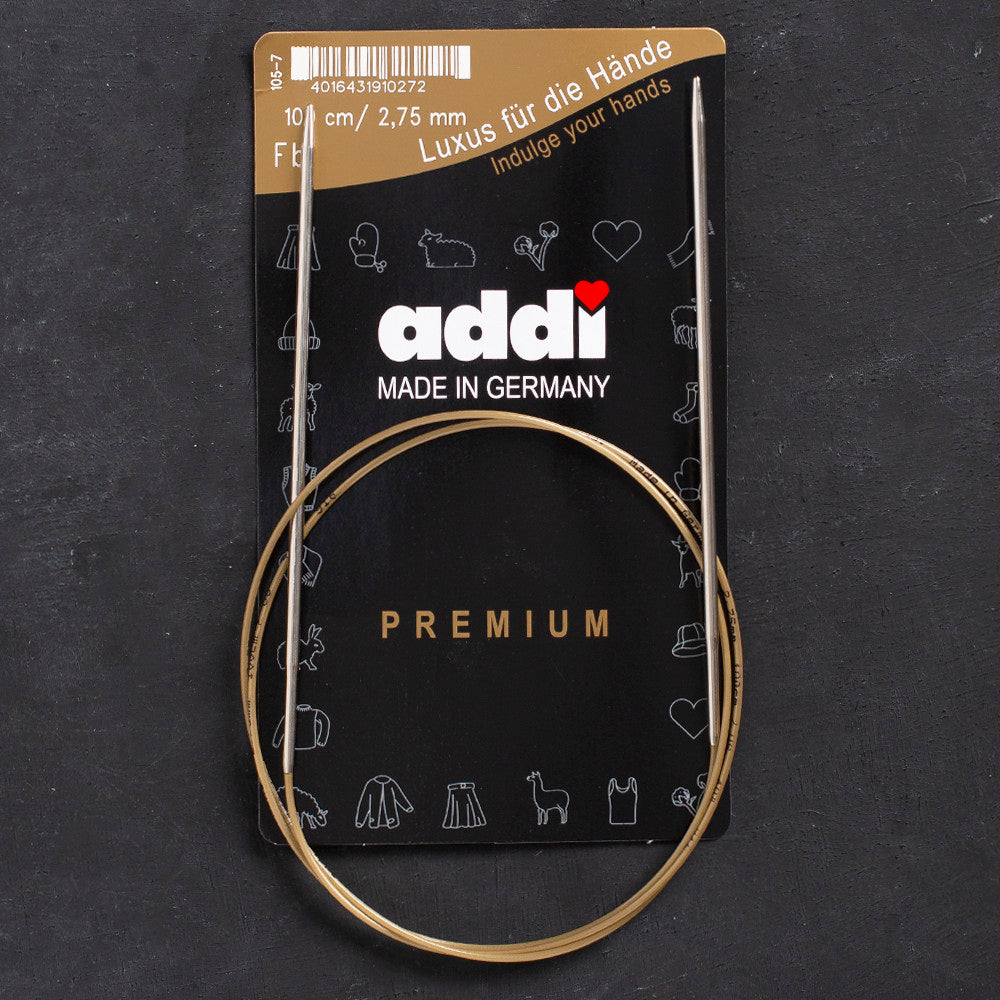 Addi 2.75mm 100cm Circular Knitting Needles - 105-7