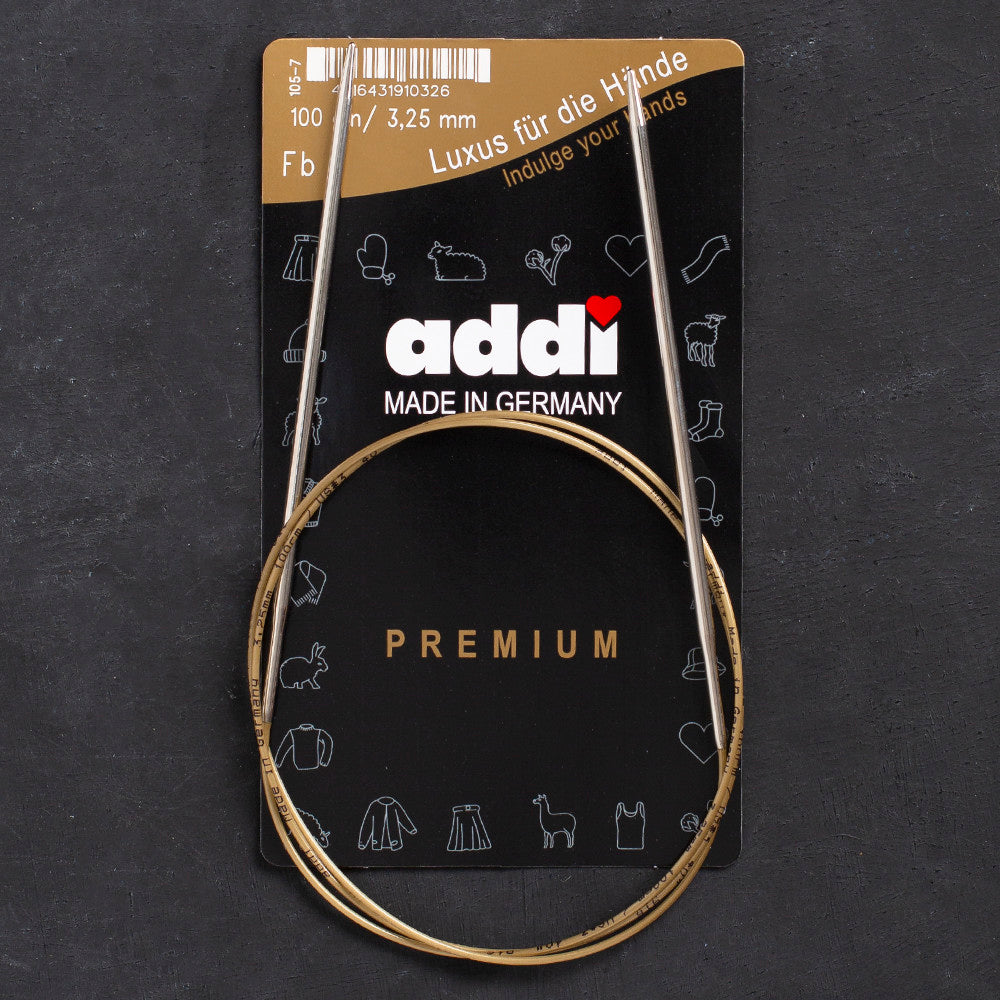 Addi 3.5mm 100cm Circular Knitting Needles - 105-7