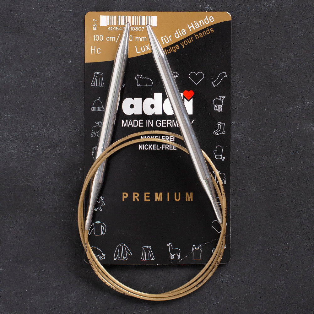 Addi 8mm 100cm Circular Knitting Needles - 105-7