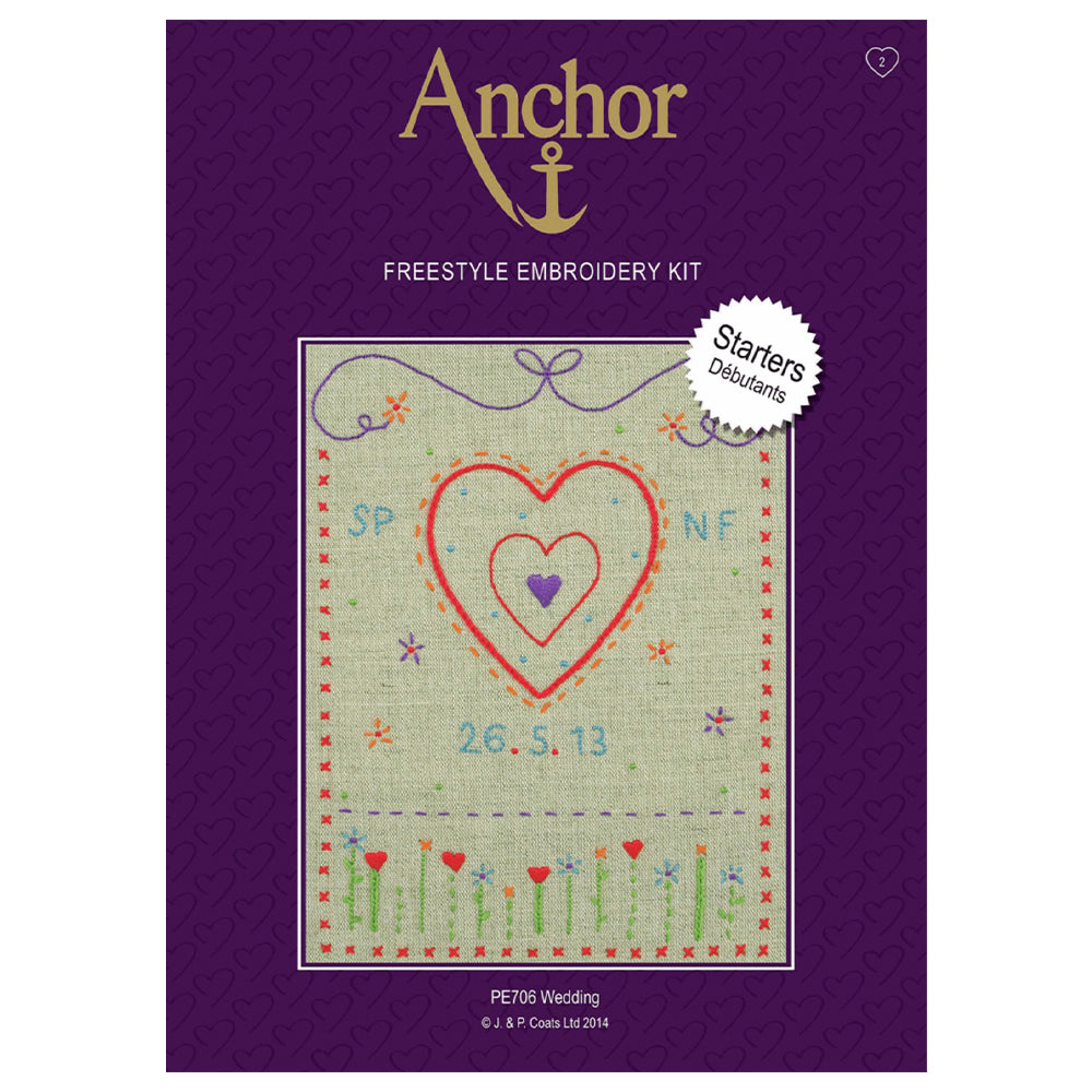 Anchor CS Wedding Embroidery Kit SS14 Embroidery Kit - PE706