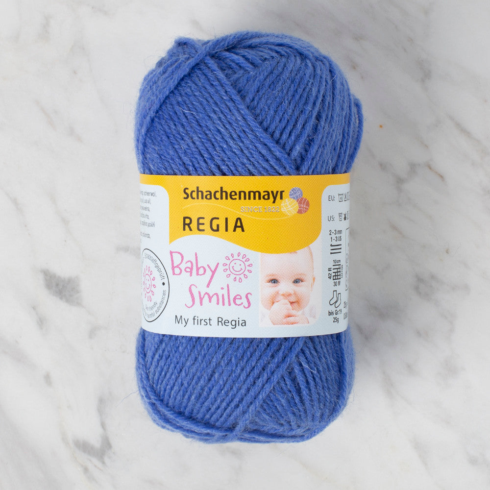 Schachenmayr Baby Smiles My First Regia 25 gr Knitting Yarn, Dark Blue - 9801296 - 01053