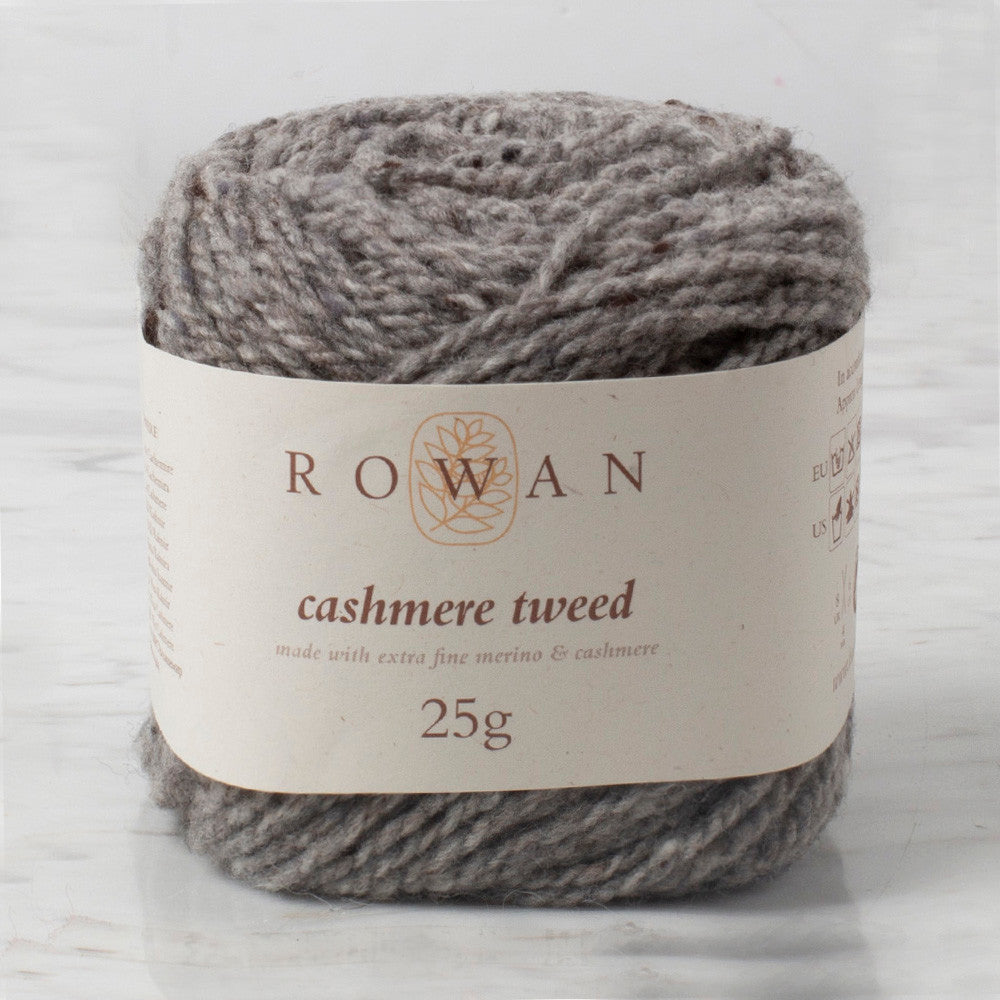 Rowan Cashmere Tweed 25gr Yarn, Smoke - 2