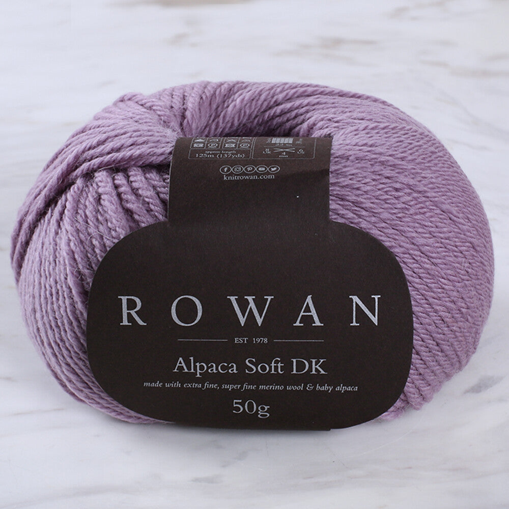 Rowan Alpaca Soft DK Yarn, Lilac - 00209