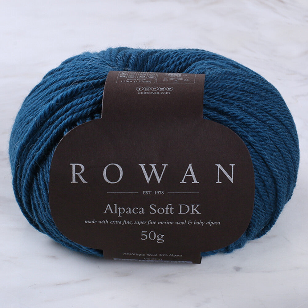 Rowan Alpaca Soft DK Yarn, Green Teal - 00213