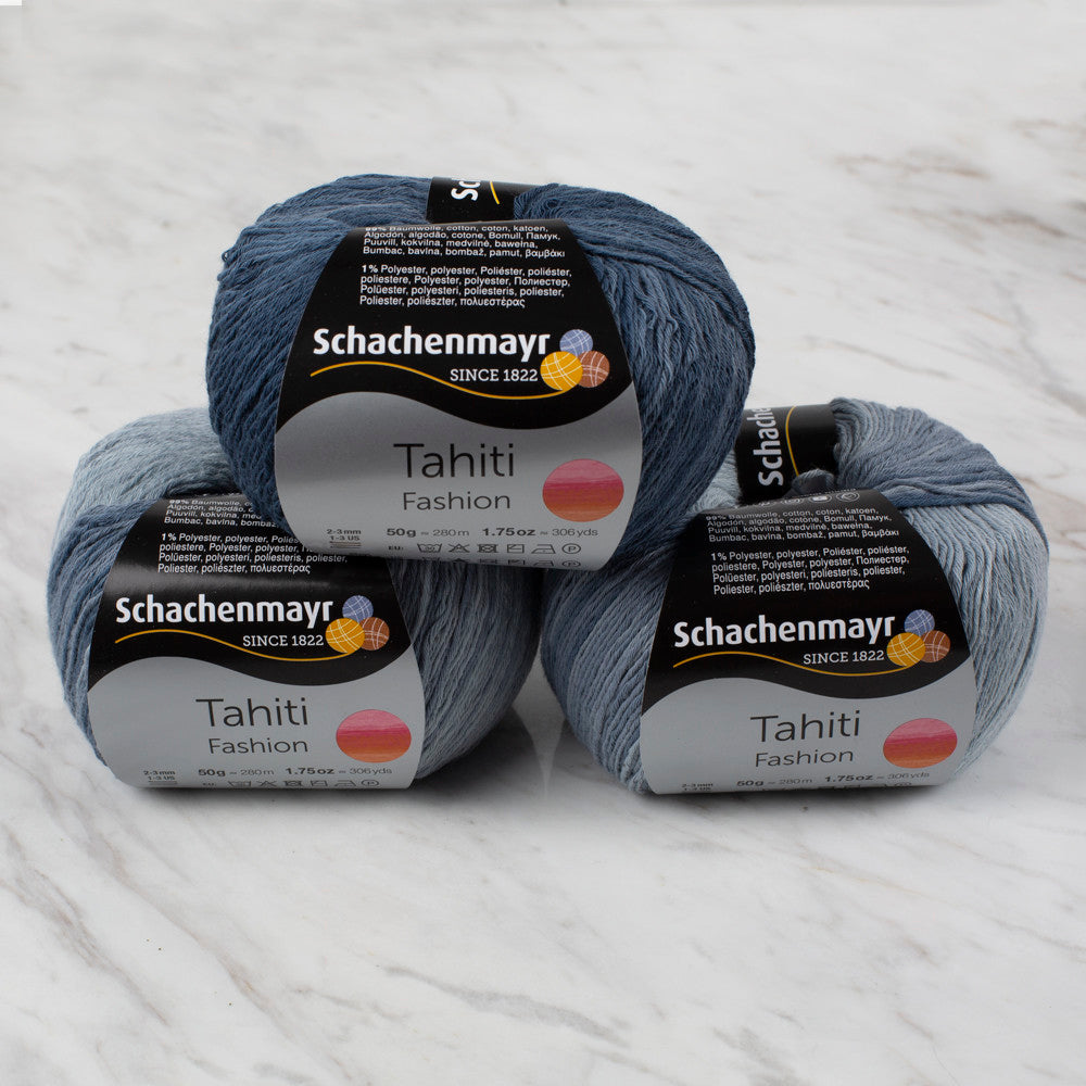 Schachenmayr Fashion Tahiti 50 gr Knitting Yarn, Variegated - 9811776 - 07693