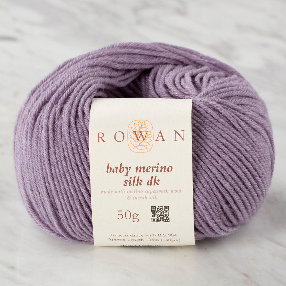 Rowan Baby Merino Silk DK Yarn, Lavender - SH703