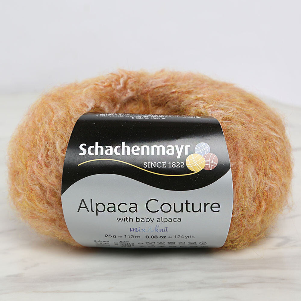 Schachenmayr Alpaca Couture Yarn, Mustard - 00020