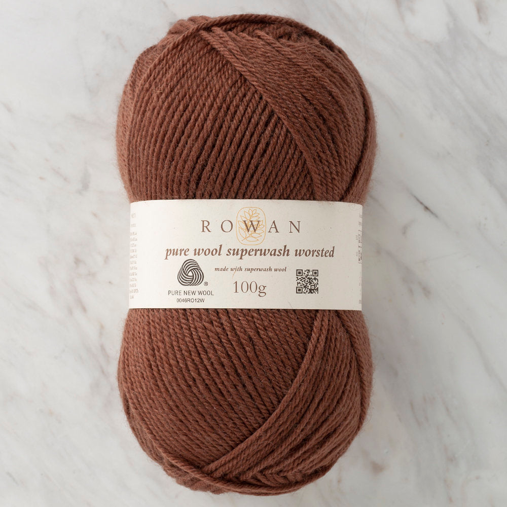 Rowan Pure Wool Superwash Worsted Yarn, Toffee -00188