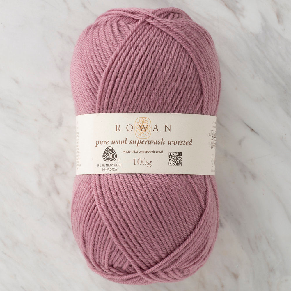 Rowan Pure Wool Superwash Worsted Yarn, Raisin - 00191