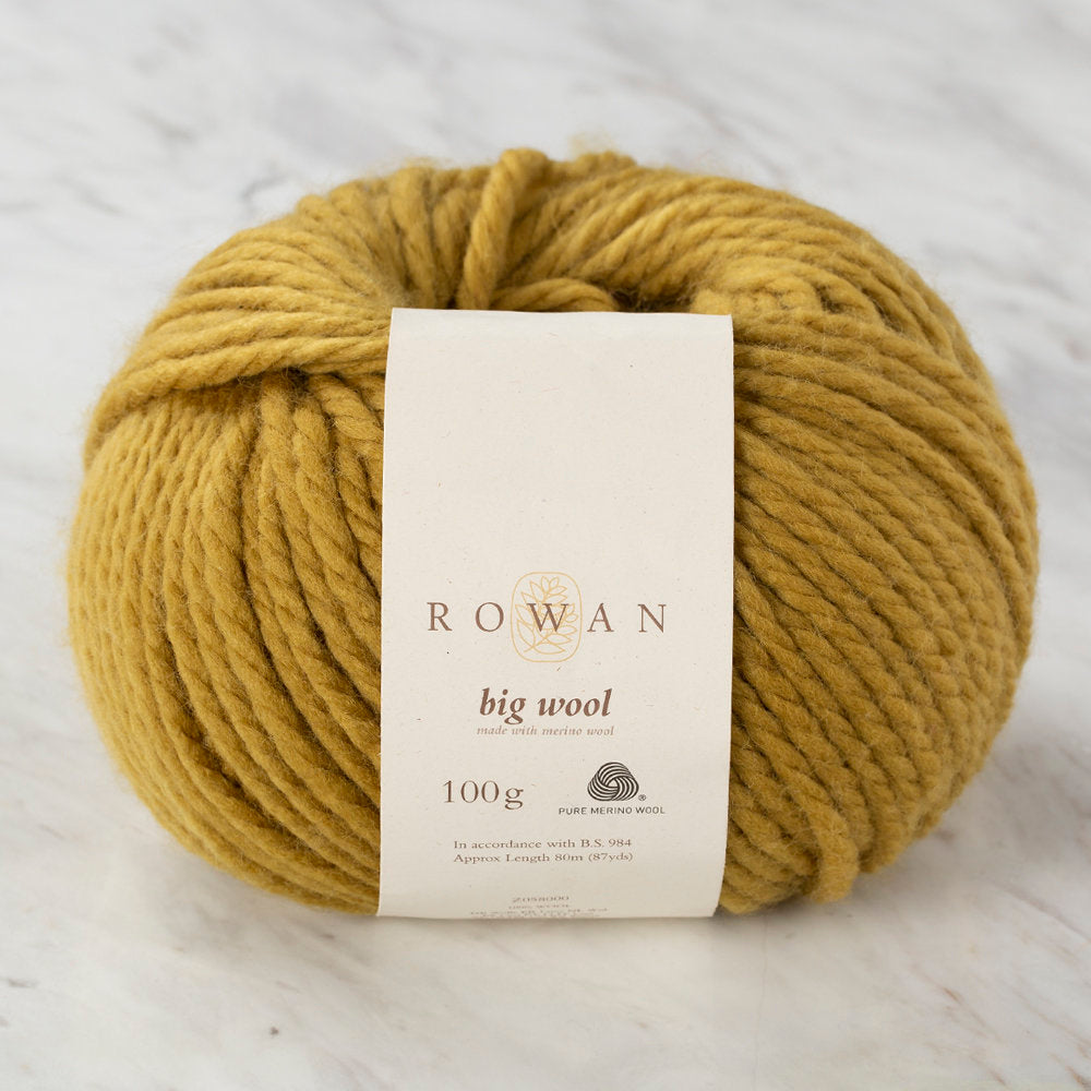 Rowan Big Wool Yarn, Golden Olive - 00088