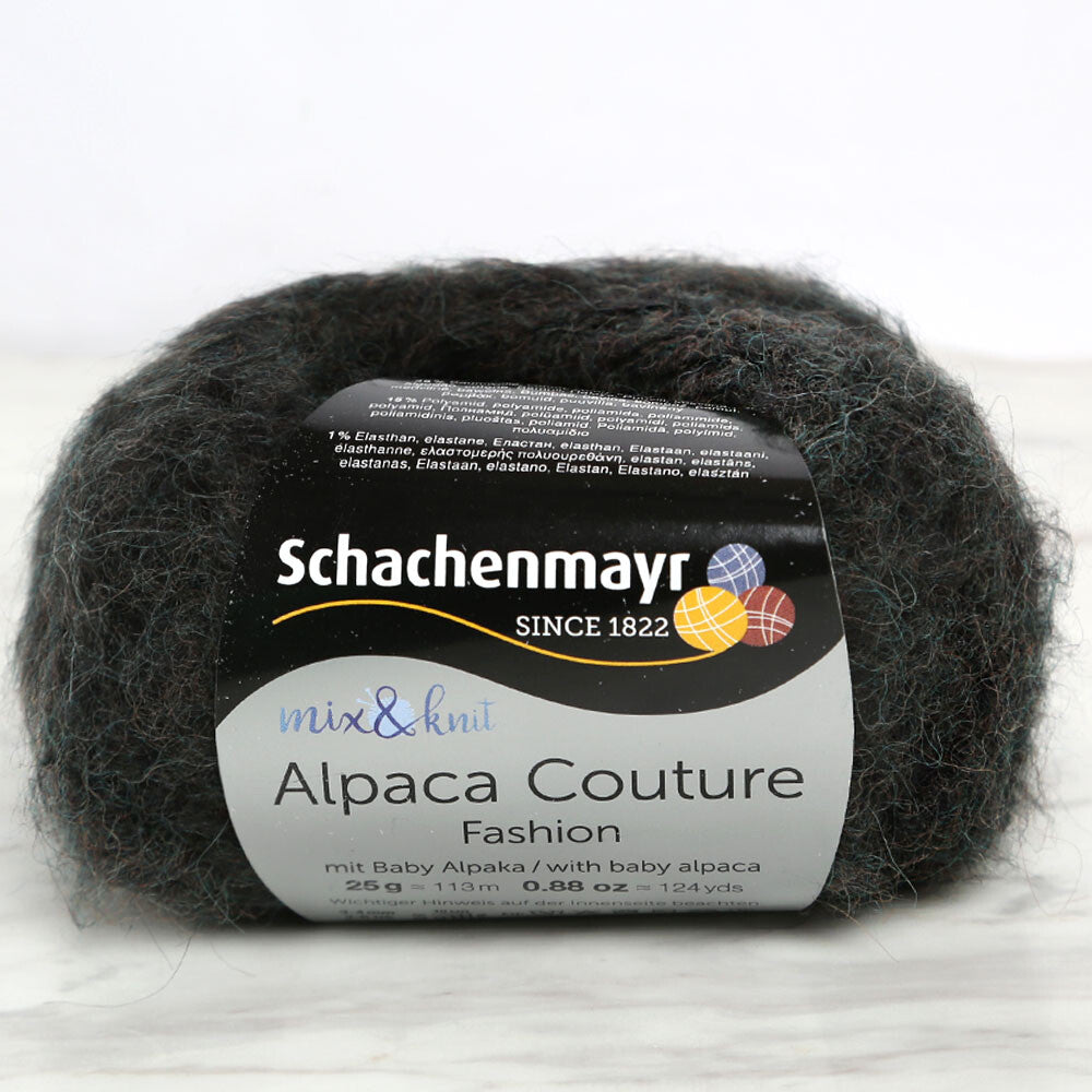 Schachenmayr Alpaca Couture Yarn, Dark Grey - 00070