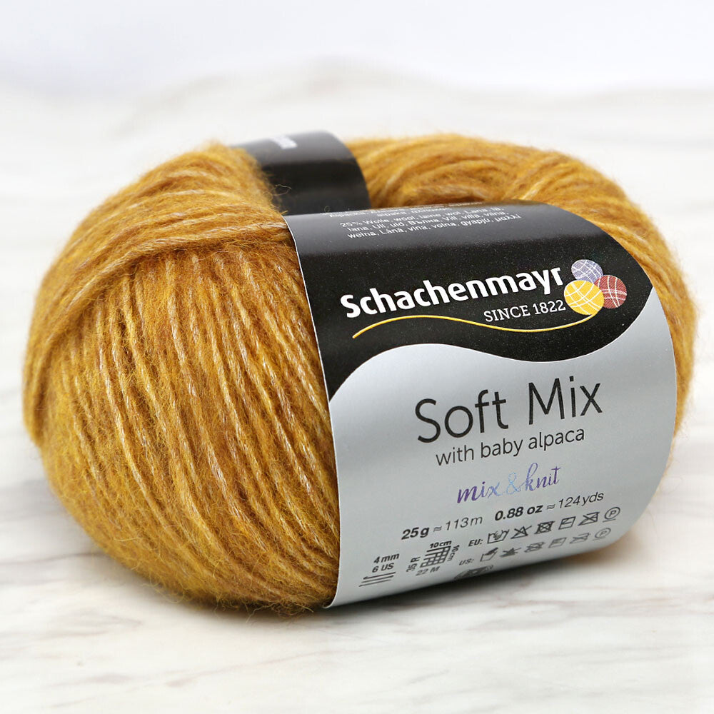 Schachenmayr Soft Mix Yarn, Gold - 00022