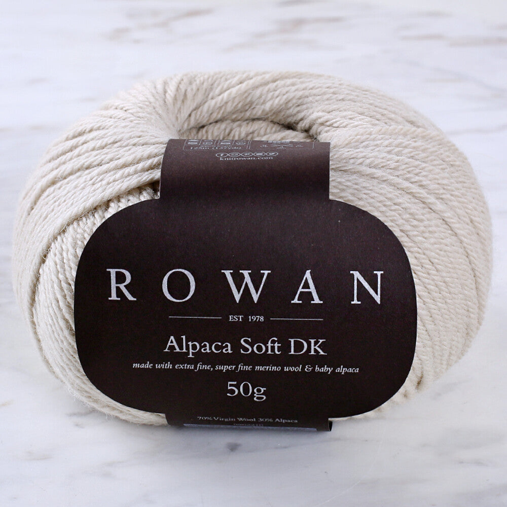 Rowan Alpaca Soft DK Yarn, Coconut - 00222
