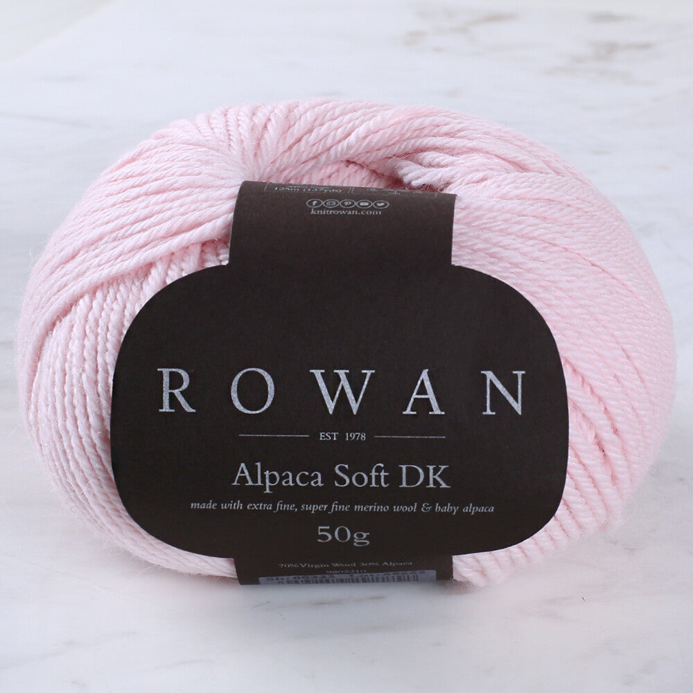 Rowan Alpaca Soft DK Yarn, Blush - 00223