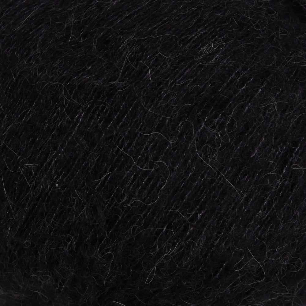 Rowan Cashmere Haze 25gr Hand Knitting Yarn, Black - 707