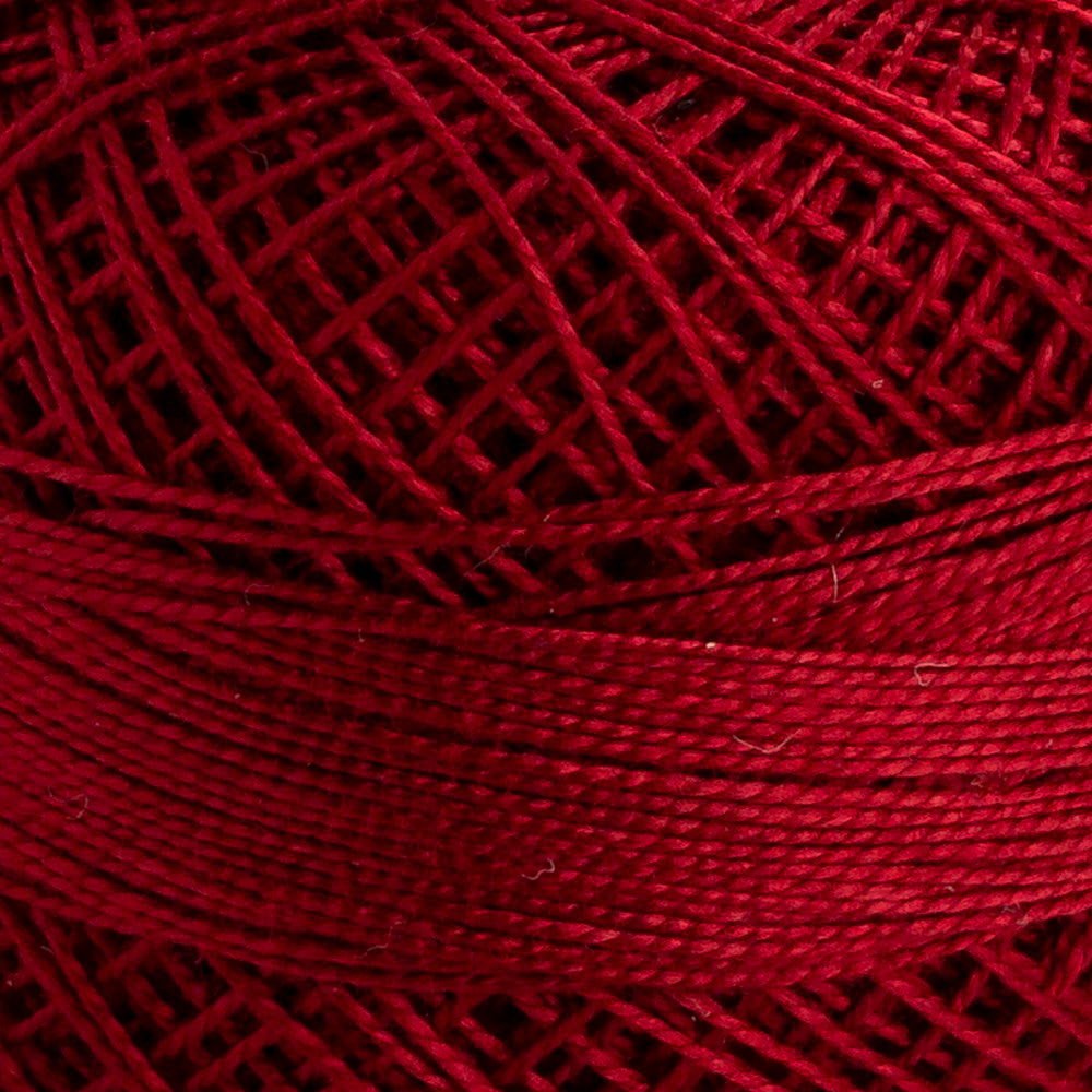 Domino Cotton Perle Size 12 Embroidery Thread (5 g), Claret - 4590012-00044