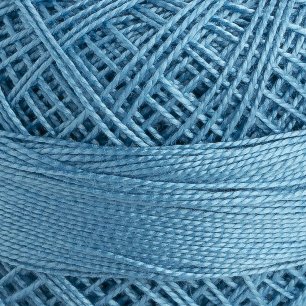 Domino Cotton Perle Size 12 Embroidery Thread (5 g), Blue - 4590012-01039