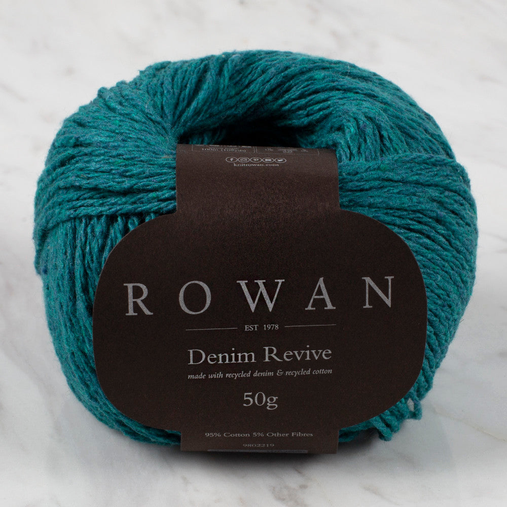 Rowan Denim Revive 50gr Yarn, Jade - 00221