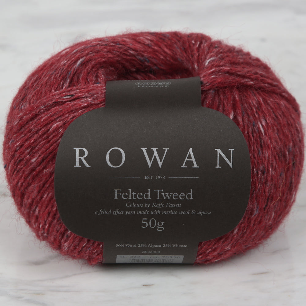 Rowan Felted Tweed Yarn, Red - 222