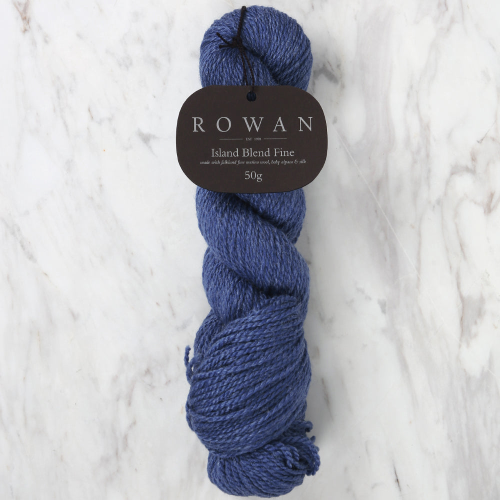Rowan Island Blend Fine Hand Knitting Yarn, Blue - 105