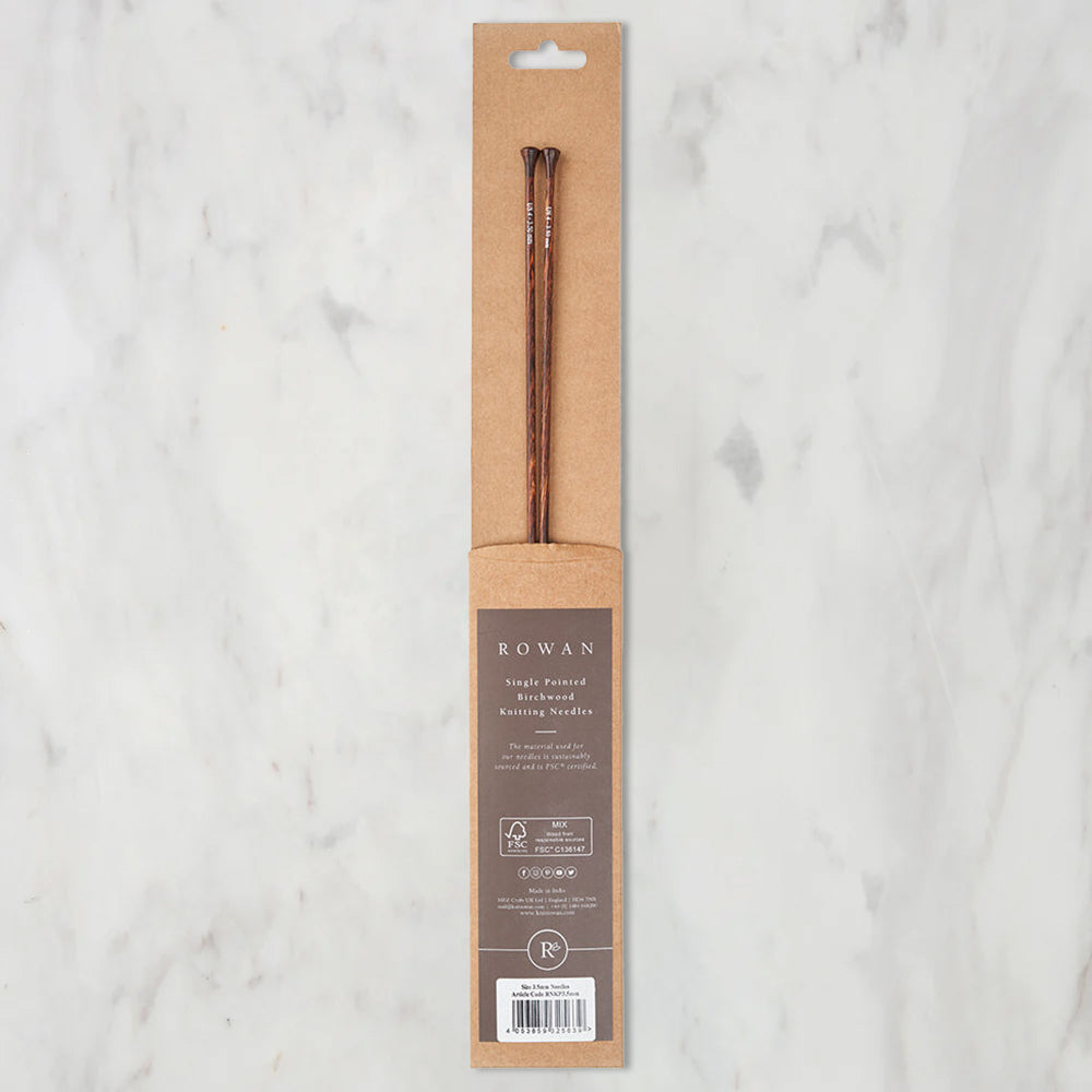 Rowan Birch Wood 35 cm Knitting Needle 3.25 mm
