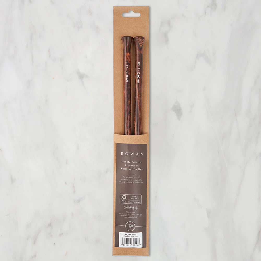 Rowan Birch Wood 35 cm Knitting Needle 4.5 mm