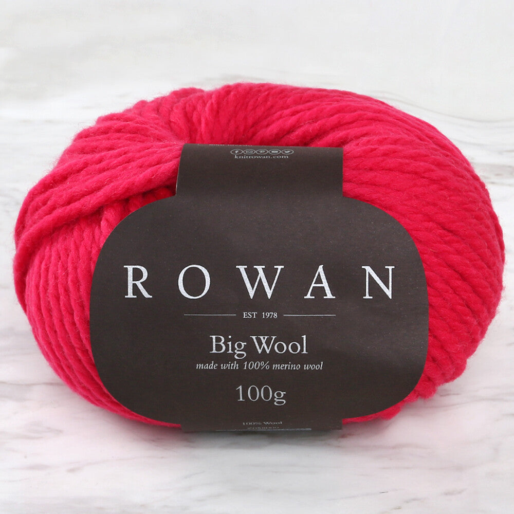 Rowan Big Wool Yarn, Fuchsia - 00089
