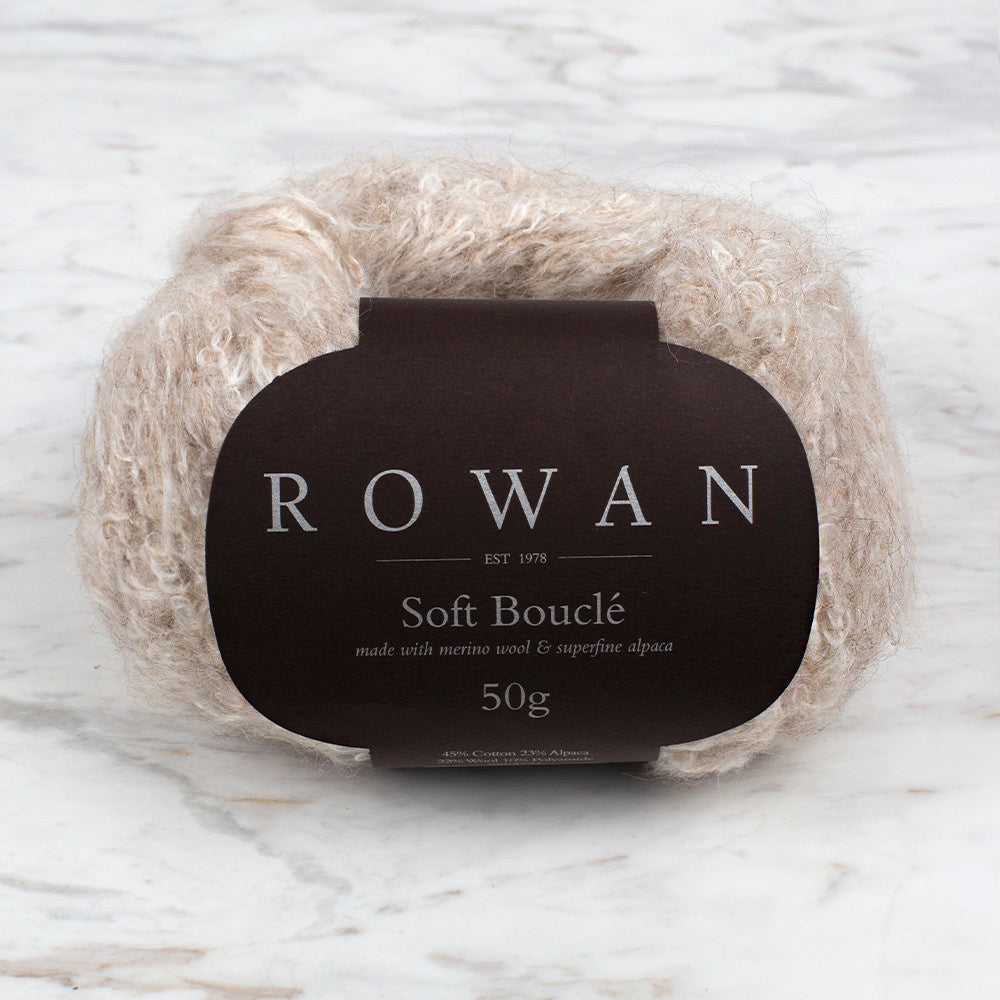 Rowan Soft Boucle Yarn, Natural - 602