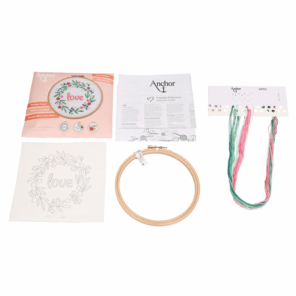 Anchor Love Embroidery Kit - AHP600
