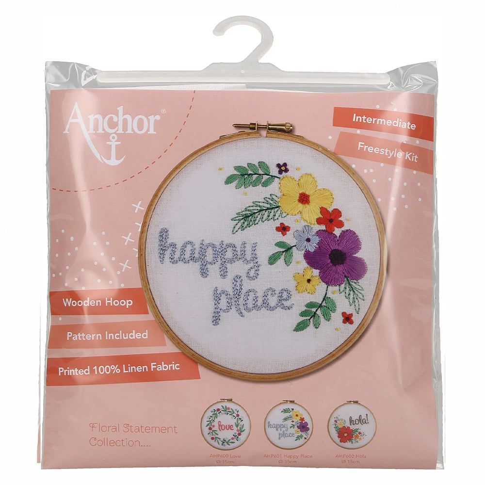 Anchor Happy Place Embroidery Kit - AHP601