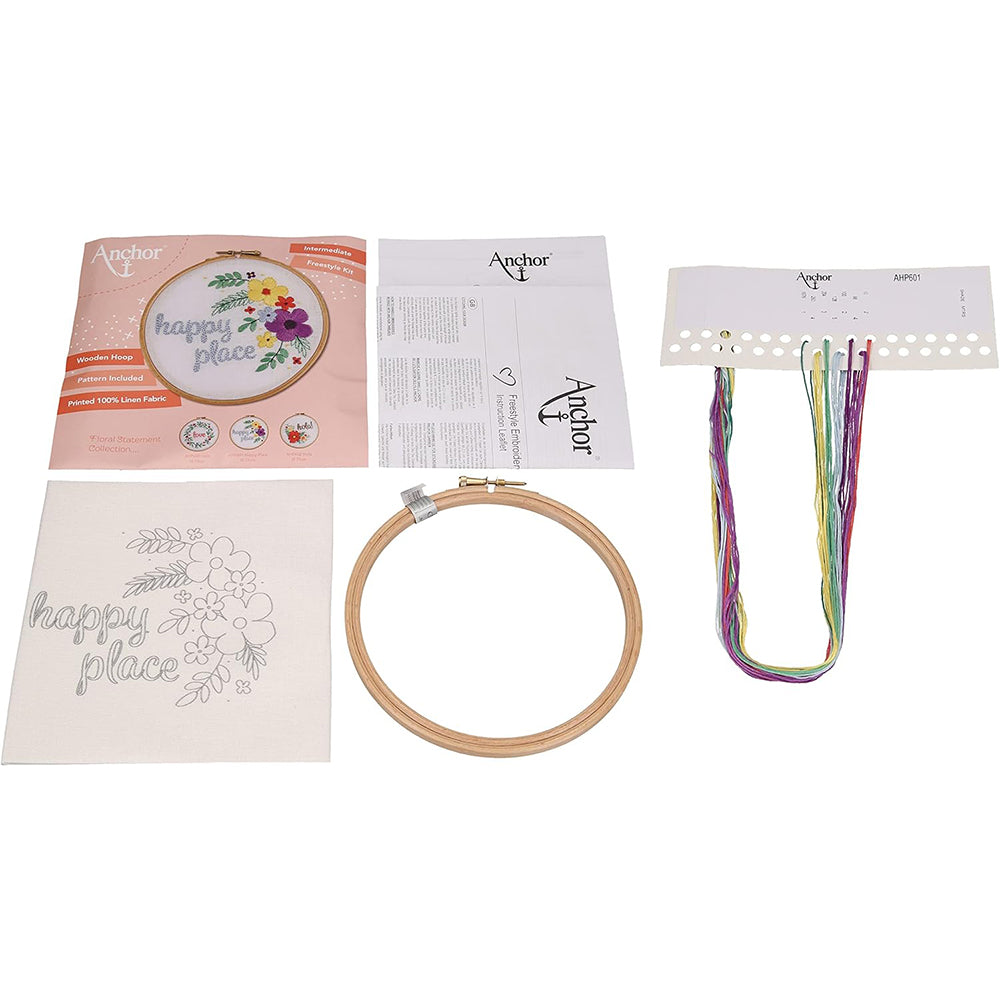 Anchor Happy Place Embroidery Kit - AHP601