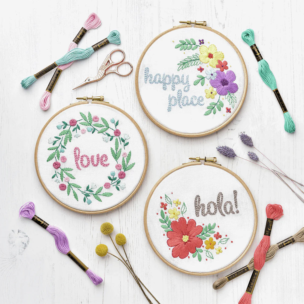 Anchor Happy Place Embroidery Kit - AHP601