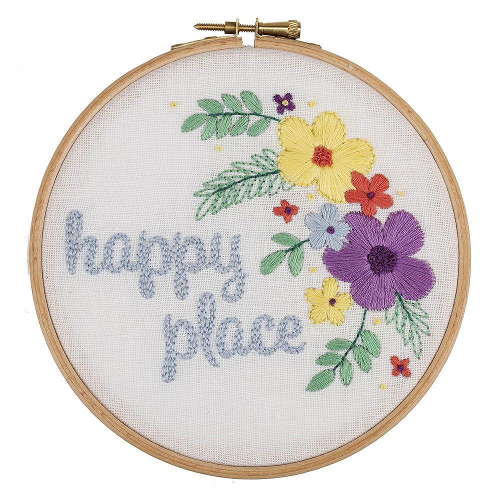 Anchor Happy Place Embroidery Kit - AHP601