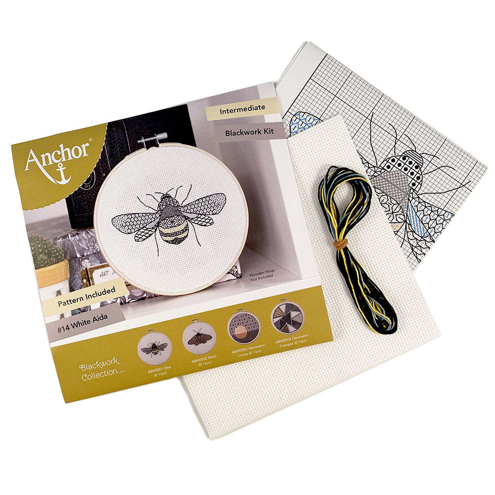 Anchor Blackwork Bee Processing Kiti - ABW0001