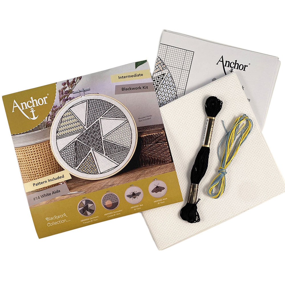 Anchor Blackwork ­Geometric Triangles Processing Kiti - ABW0004