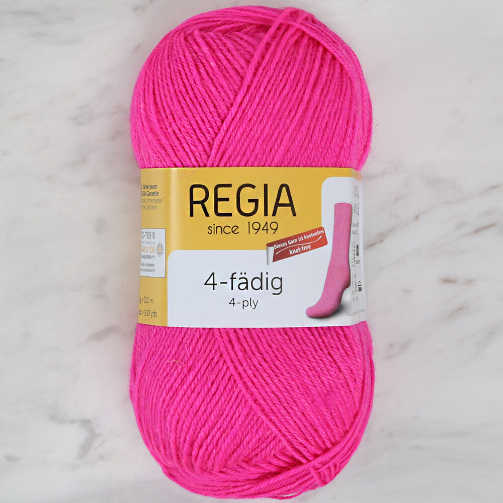 Schachenmayr Regia 4-PLY 50gr Sock Yarn, Fuschia - 02093