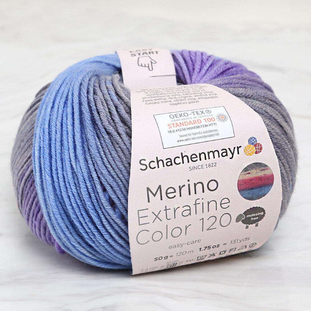 Schachenmayr Merino Extrafine Color 120, Variegated - 00473