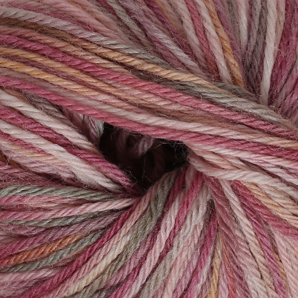 Baby Merino Print 25 gr Baby Yarn, Variegated - 005
