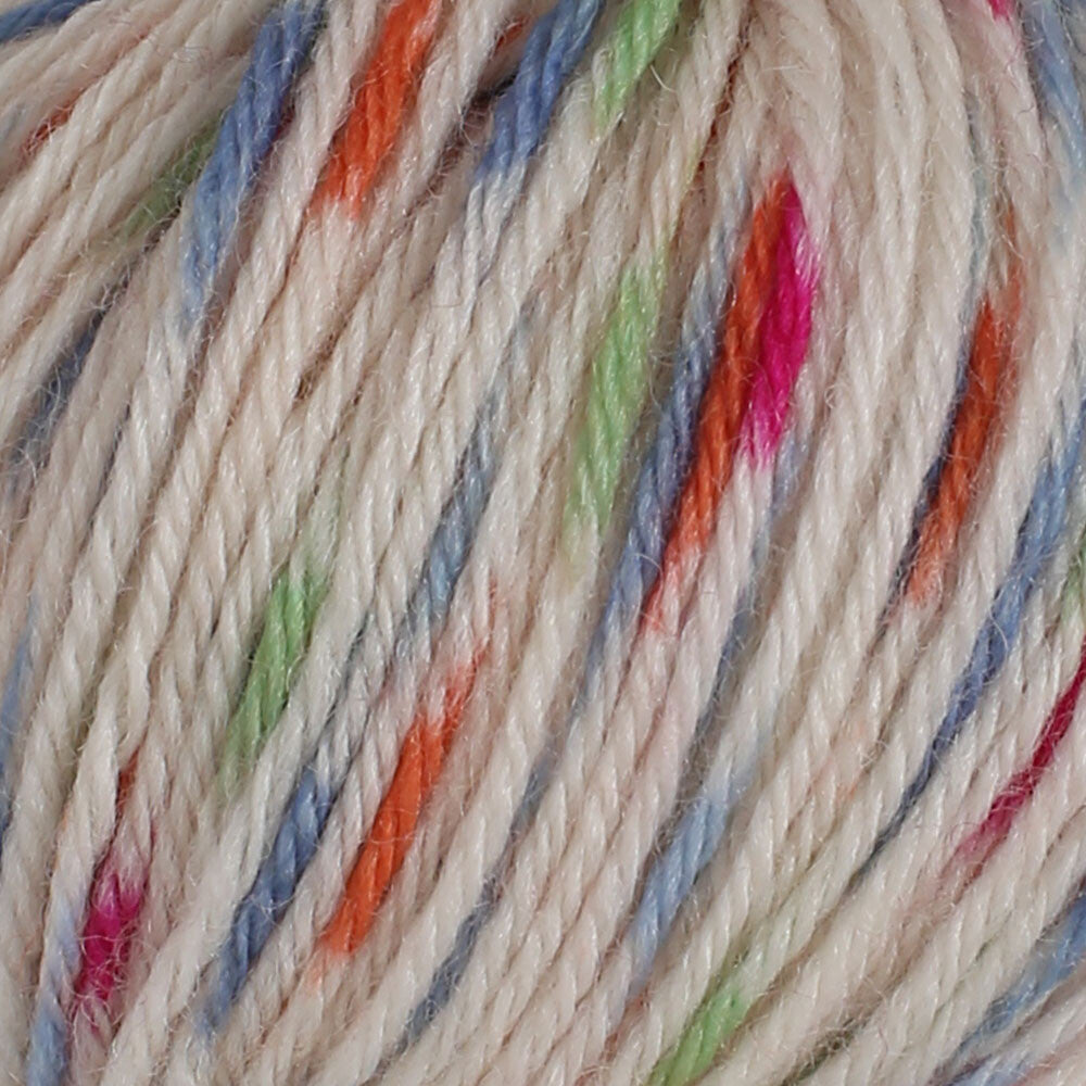 Baby Merino Print 25 gr Baby Yarn, Variegated - 008