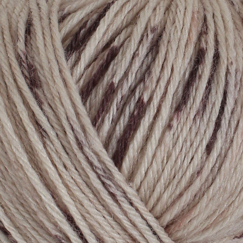 Baby Merino Print 25 gr Baby Yarn, Variegated - 009