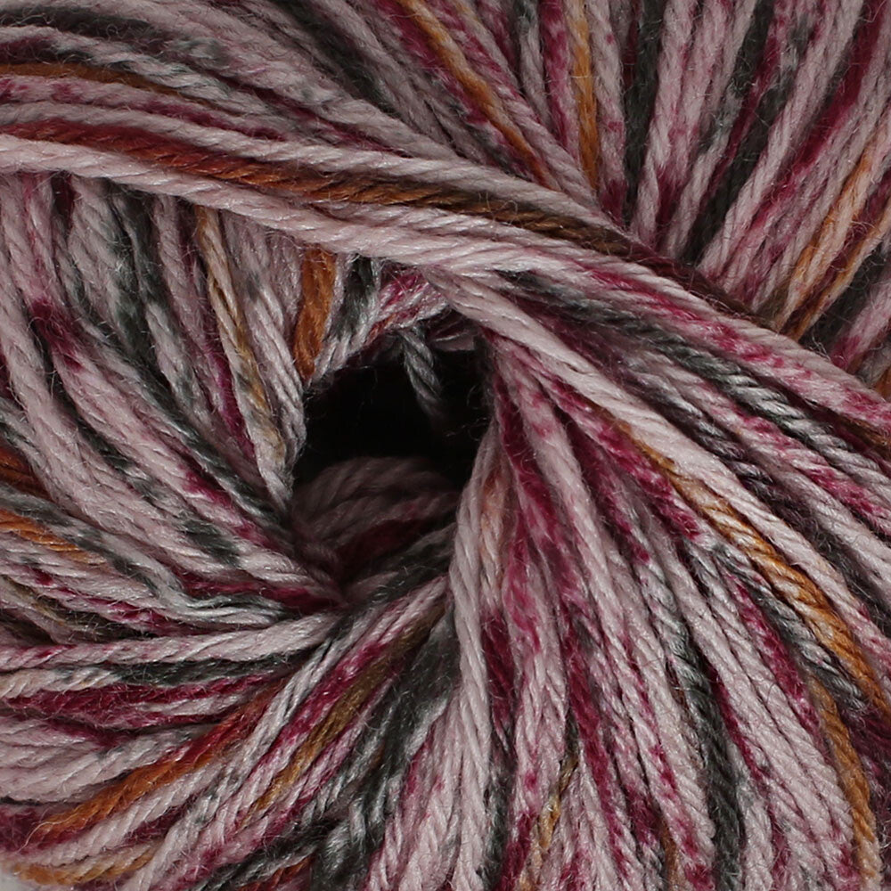 Baby Merino Print 25 gr Baby Yarn, Variegated - 010