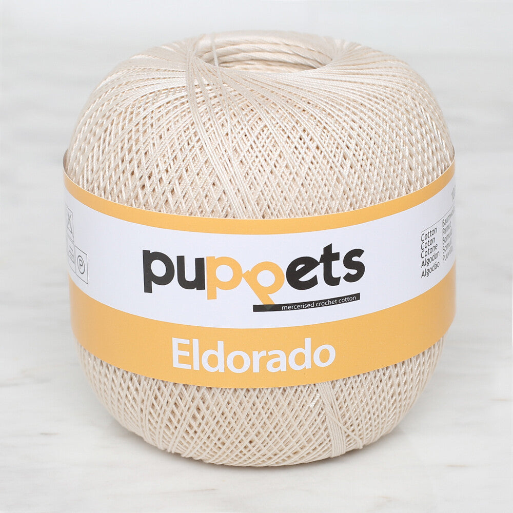 Puppets Eldorado No:16 100 gr Lace Thread, Ecru - 04269