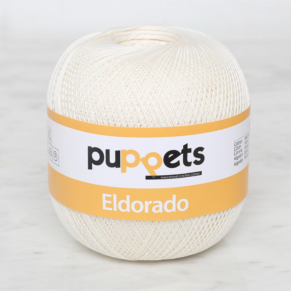 Puppets Eldorado No:16 100 gr Lace Thread, Cream - 08926