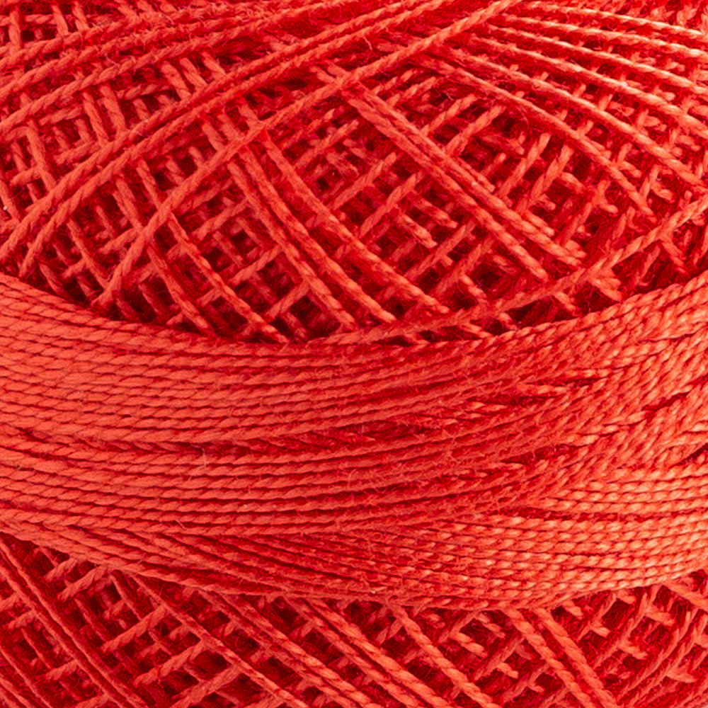 Domino Cotton Perle Size 12 Embroidery Thread (5 g), Brick Color - 4590012-382