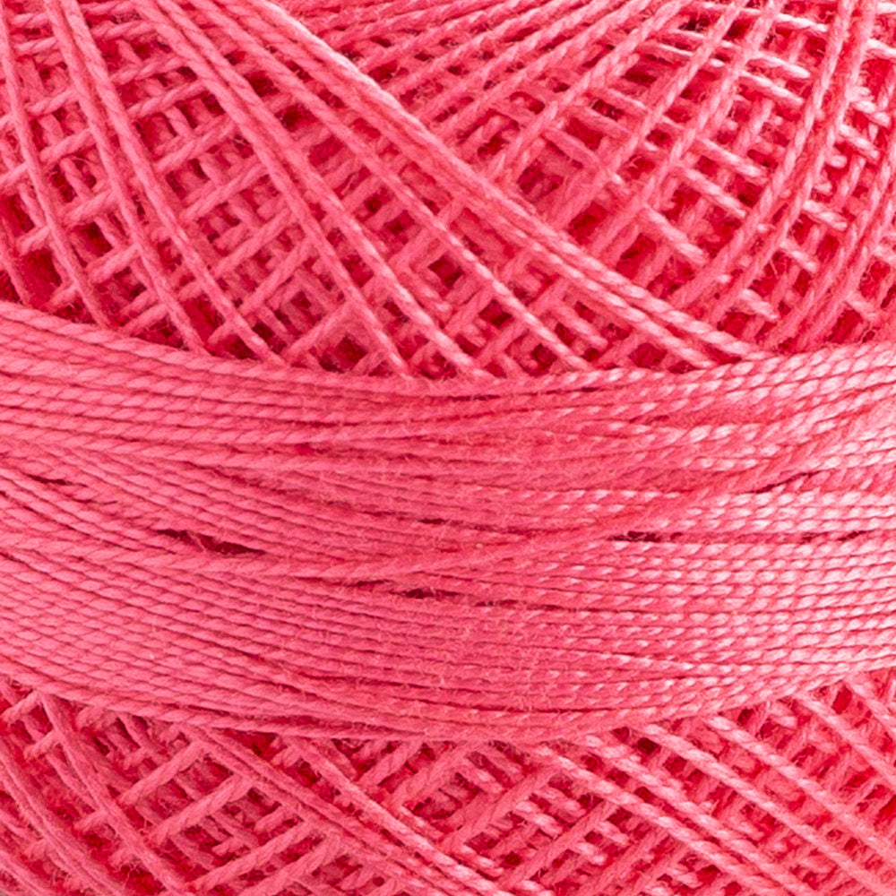 Domino Cotton Perle Size 12 Embroidery Thread (5 g), Pink - 4590012-K0003