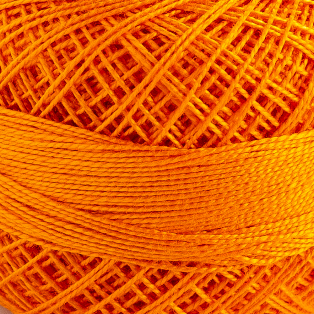 Domino Cotton Perle Size 12 Embroidery Thread (5 g), Orange - 4590012-K0032