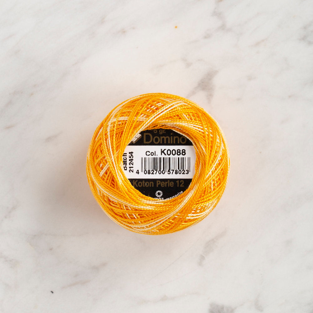 Domino Cotton Perle Size 12 Embroidery Thread (5 g), Variegated - 4590012-K0088